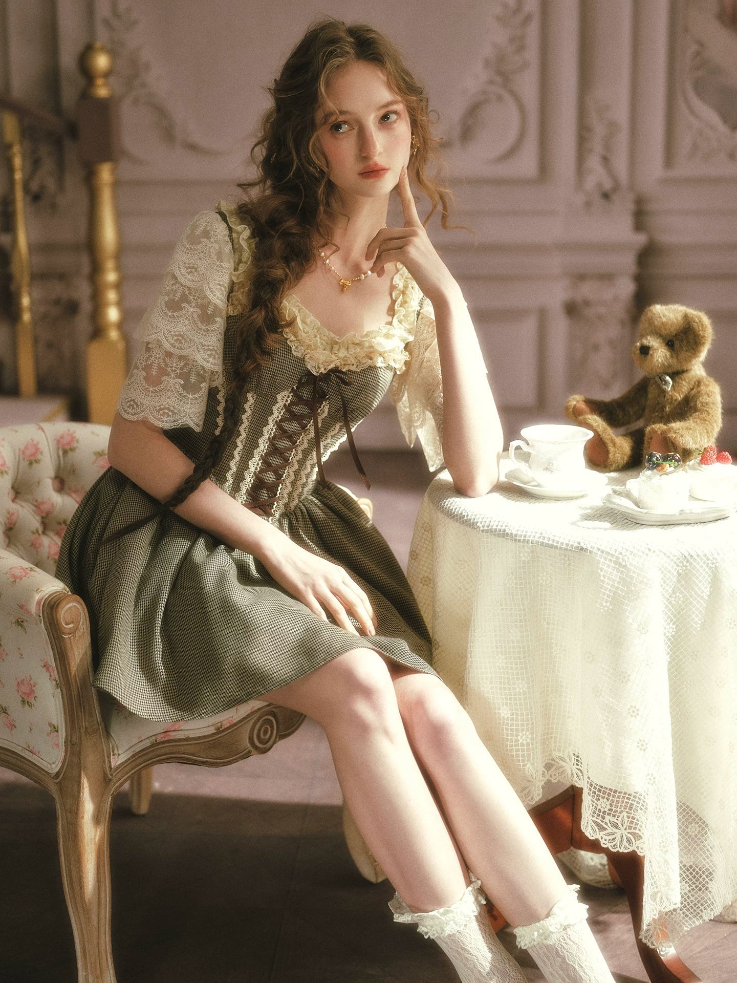 Coronation Morning Song Lace Inner Top