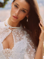 Moonlit Tide Lace Splice Princess Slip Dress