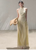 Childhood Tales Mesh Wide-Leg Trousers