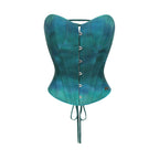 French Costume-Inspired Corset & Satin Mermaid Skirt Set