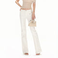 Versatile Queen Low-Rise Flared Trousers