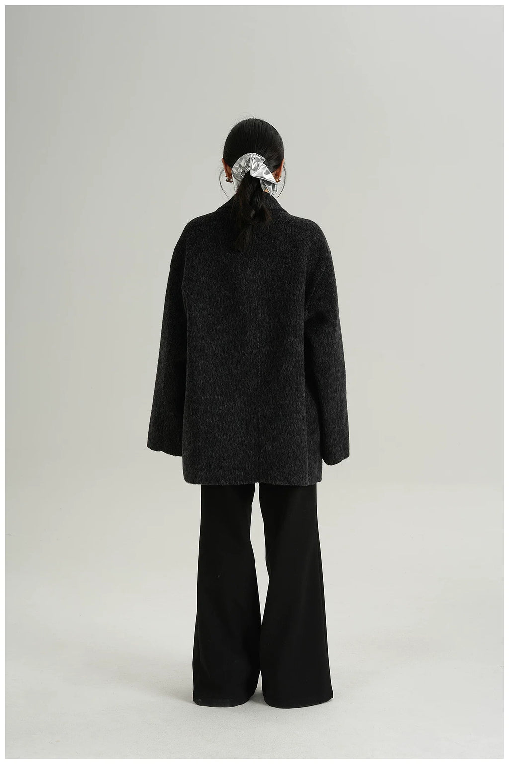 Relaxed-Fit Mid-Length Wool Blazer