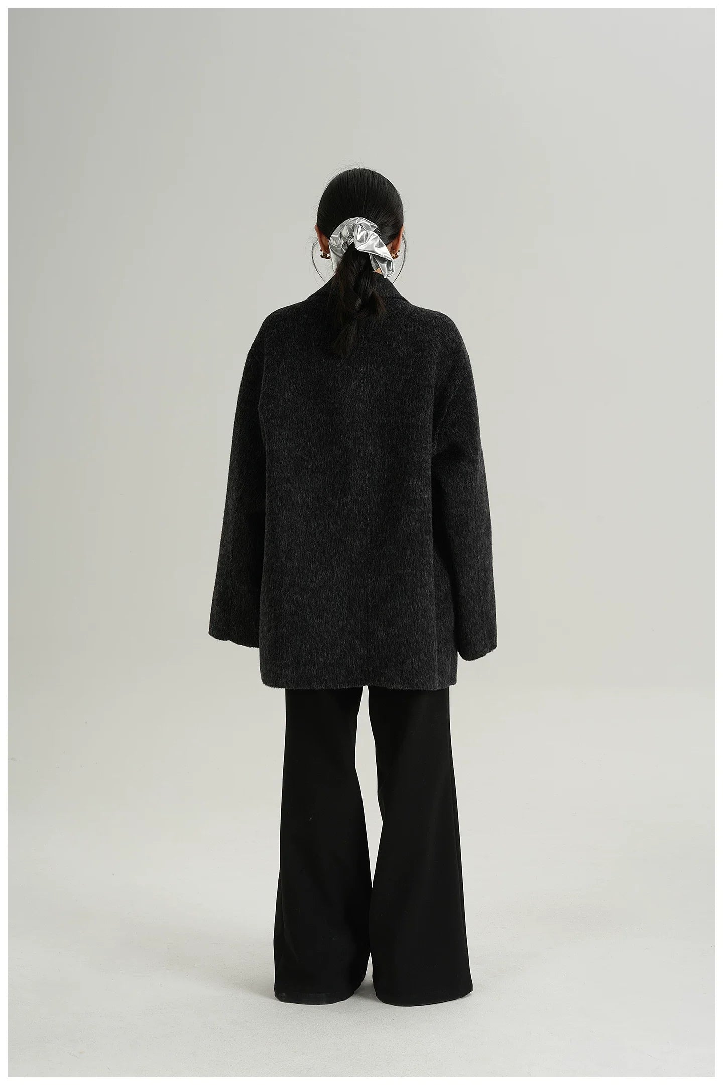 Relaxed-Fit Mid-Length Wool Blazer
