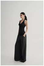 Silk-Blend Draped Halterneck Camisole