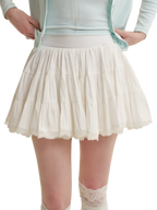 Romantic Lace Puff Skirt