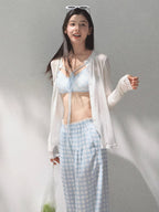 Tencel–Linen Relaxed Wide-Leg Pants