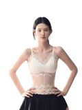 French Satin Lace Backless Camisole