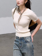 Vintage-Washed Cotton Wide-Leg Jeans