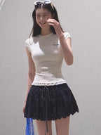 Lace-Soft Antibacterial Slim-Fit T-Shirt