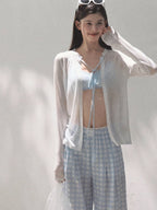 Tencel–Linen Relaxed Wide-Leg Pants