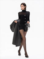 Pure Cutout Mesh Panel Knit Base Layer