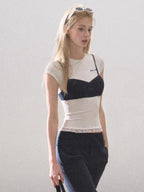 Lace-Soft Antibacterial Slim-Fit T-Shirt