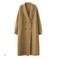 Tie-Belt Long Wool Coat