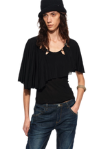 Cape Beaded Layered Tee