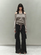 Drawstring Multi-Pocket Cargo Pants