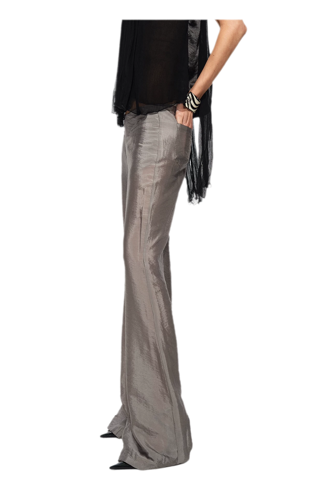 Silky Flared Lounge Pants