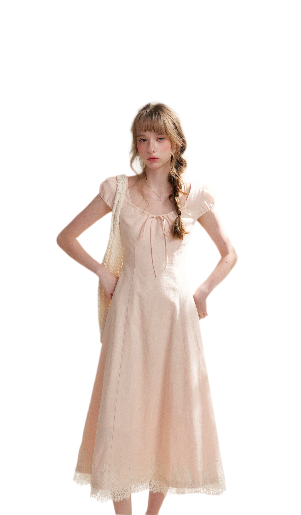 French Lace Long Dress