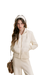 Wool Knit Down Jacket
