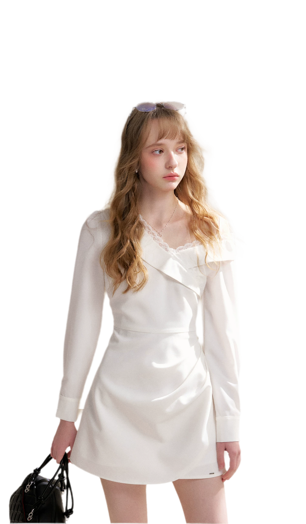 Romantic Encounter Lace Short Dress