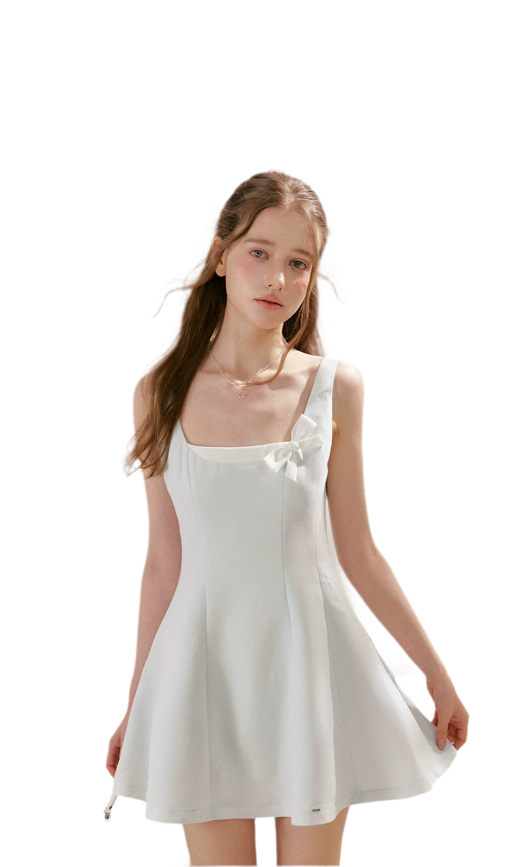 Bow Detail Short A-Line Dress