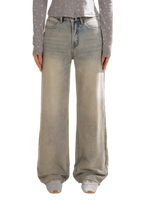 Rhinestone Logo Jeans