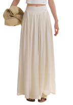 Pleated Wide-Leg Pants