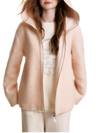 Soft Wool Hooded Jacket