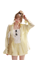 Tencel Linen Beaded Set