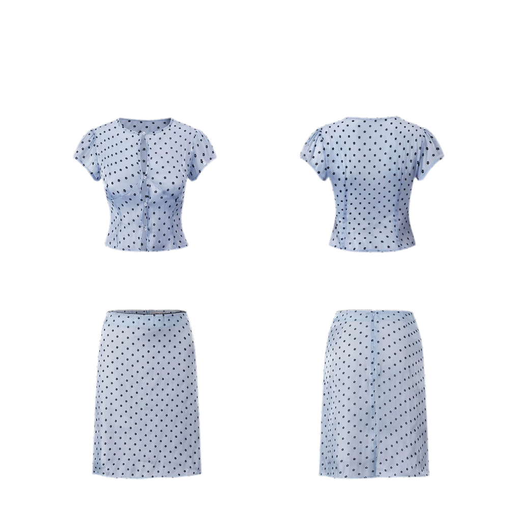 Courtyard Dream Blue Set