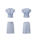 Courtyard Dream Blue Set