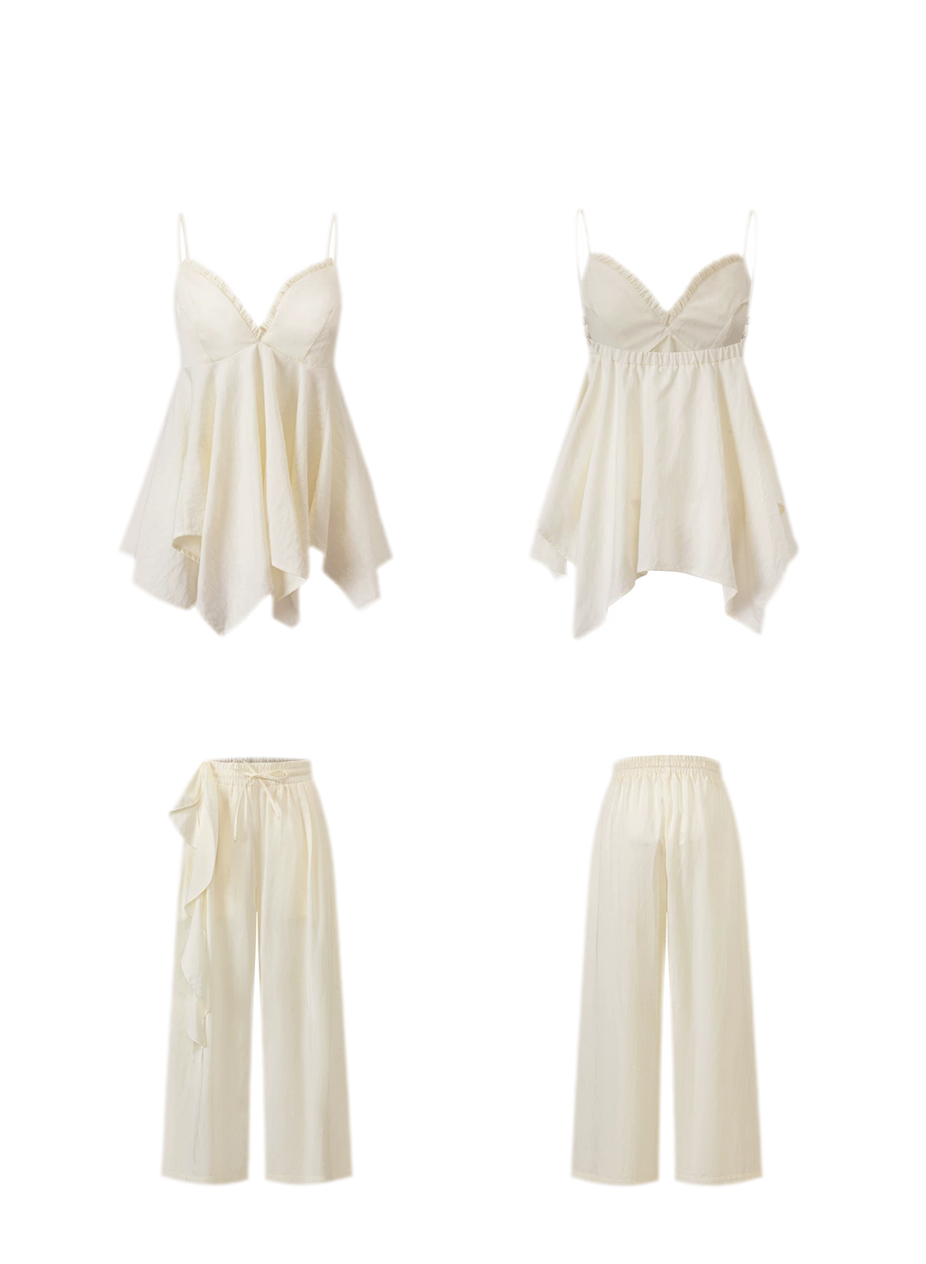 Relaxed V-neck Cami Set