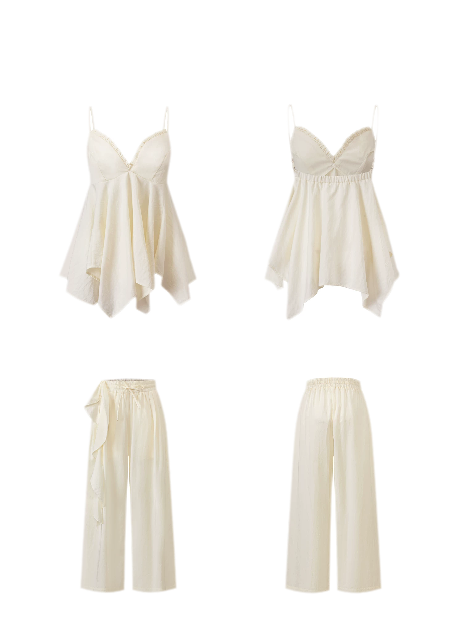 Relaxed V-neck Cami Set