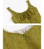Moss Lace Waist Dress