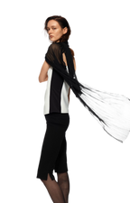 Black White Bustier Cami