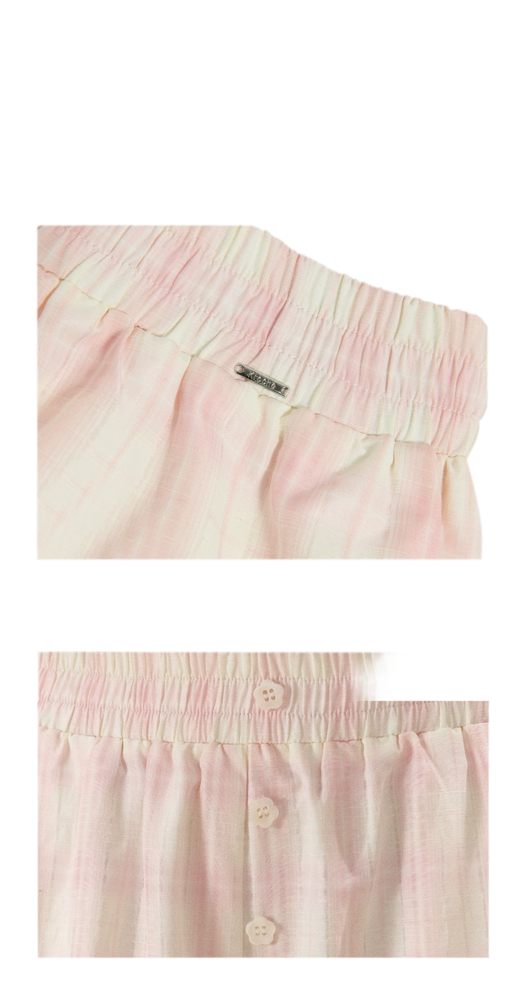 Checkered Wide-Leg Pants