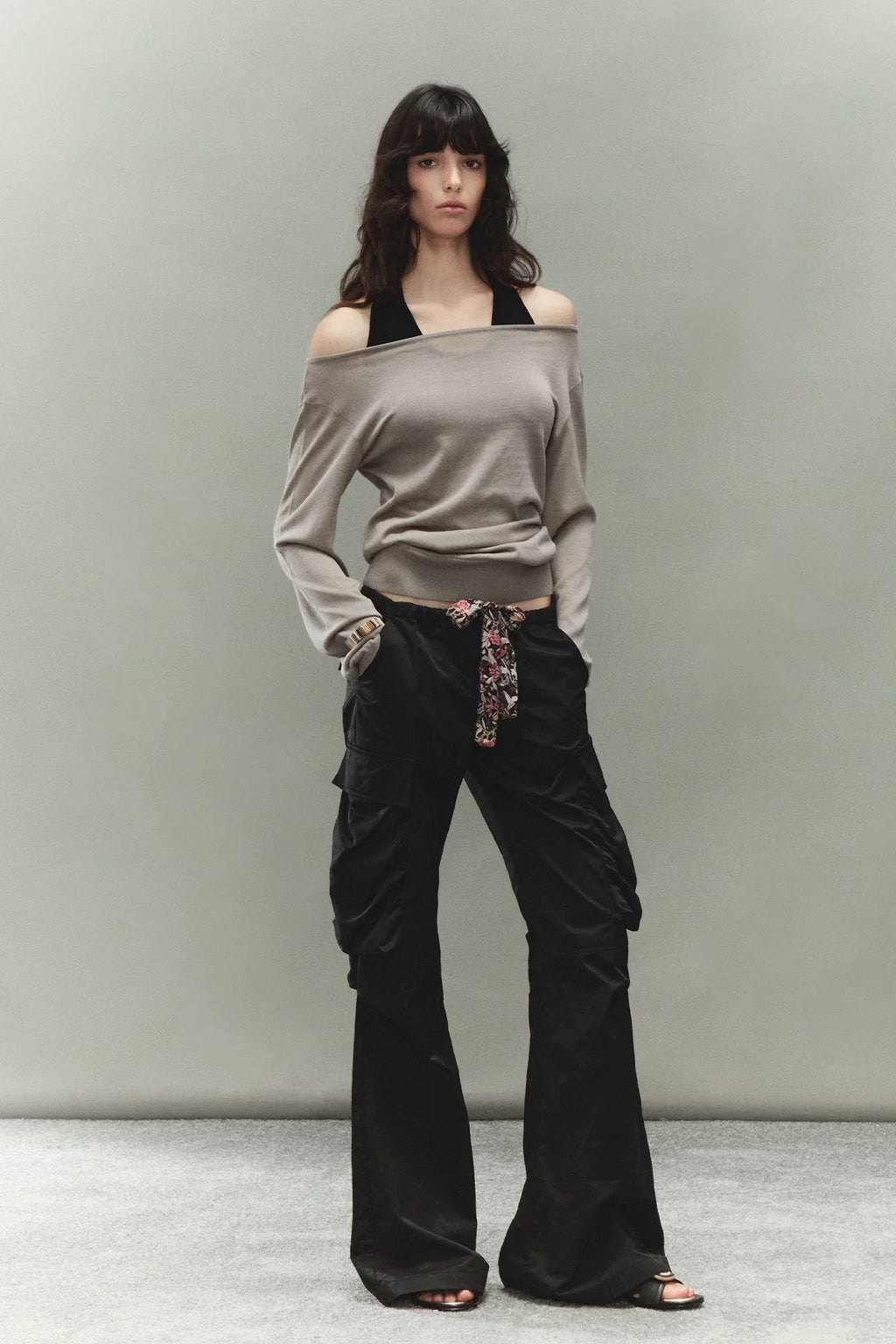 Drawstring Multi-Pocket Cargo Pants