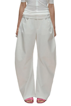 Relaxed Fit Sculpted Wide-Leg Pants