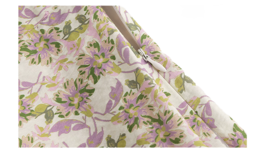 Misty Lilac Cotton Maxi Dress