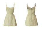 Sage Lace Mini Dress
