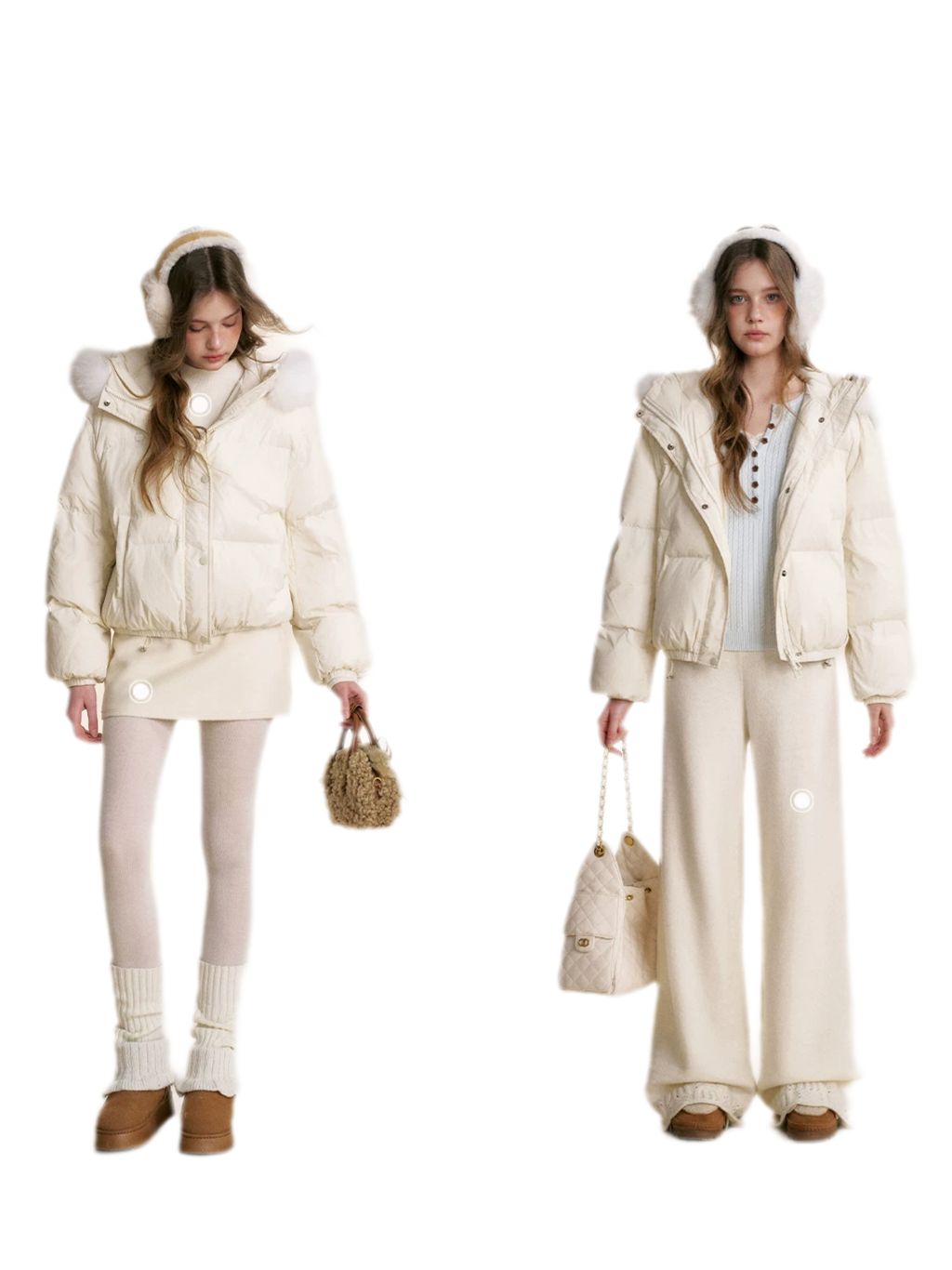 Puffer Hooded Down Jacket