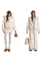 Puffer Hooded Down Jacket