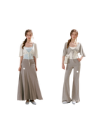 Airy Cloud U-Neck Vest & Batwing