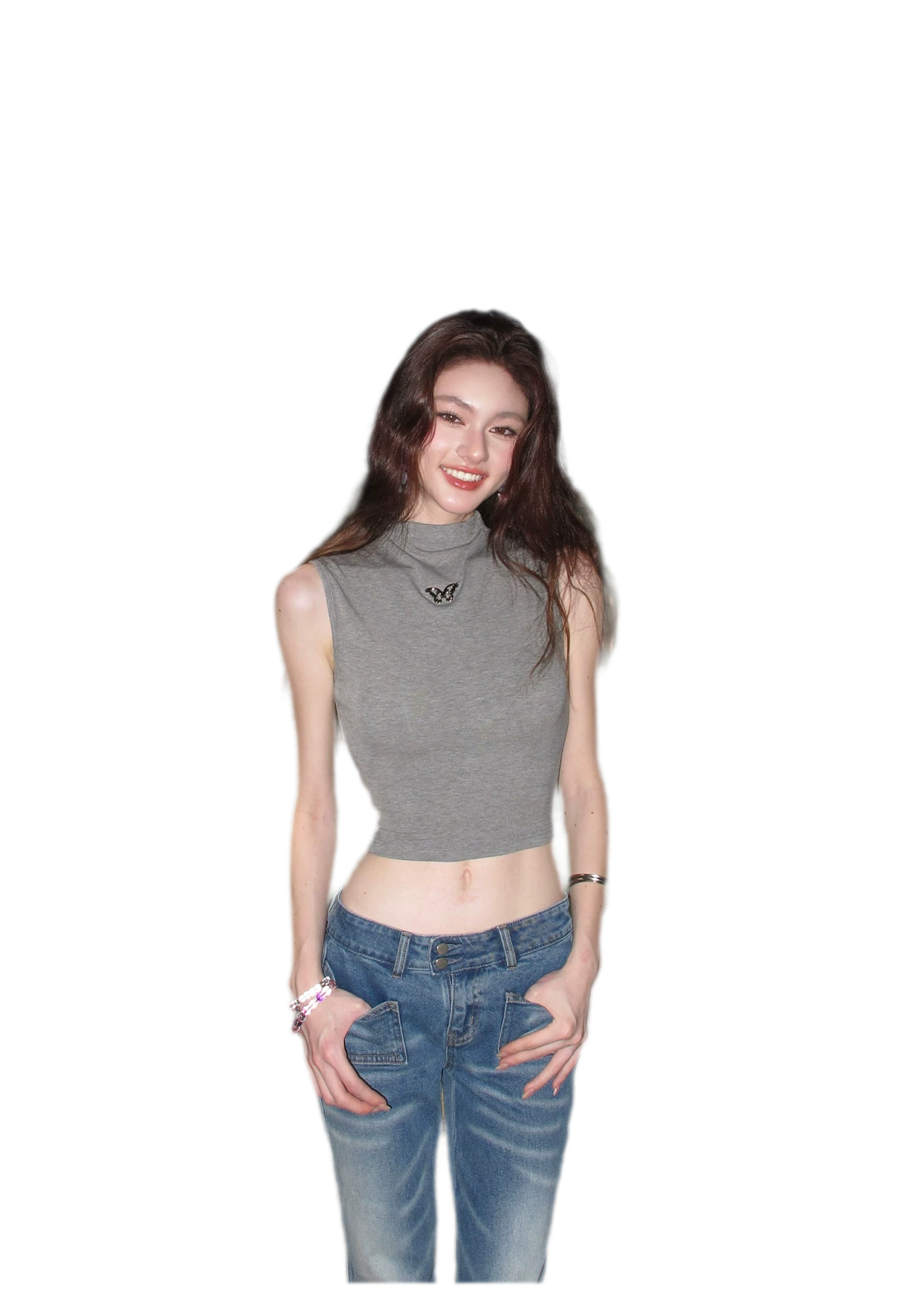 Low Rise Flare Jeans