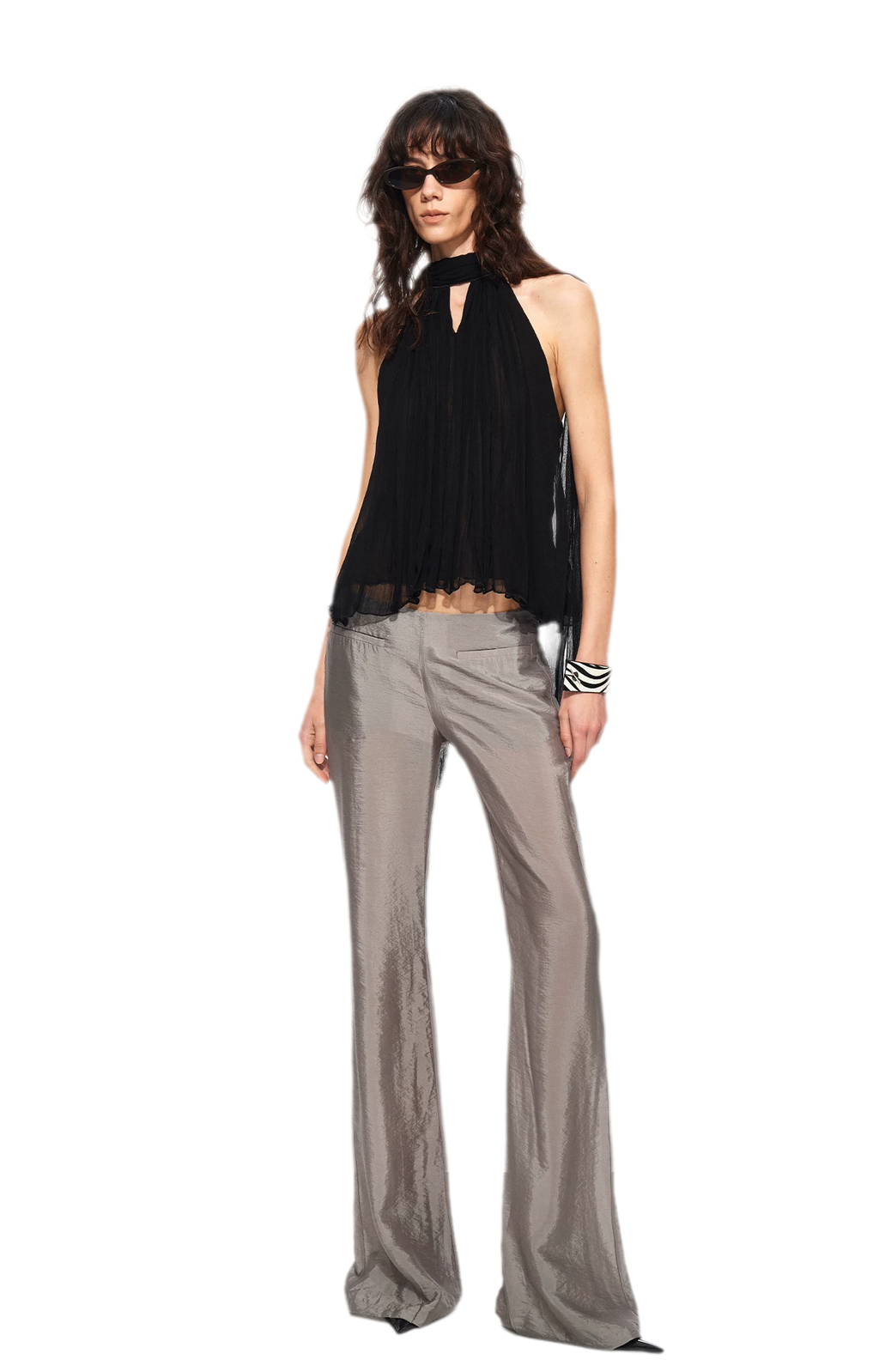 Silky Flared Lounge Pants