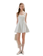 Bow Detail Short A-Line Dress