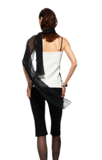 Black White Bustier Cami