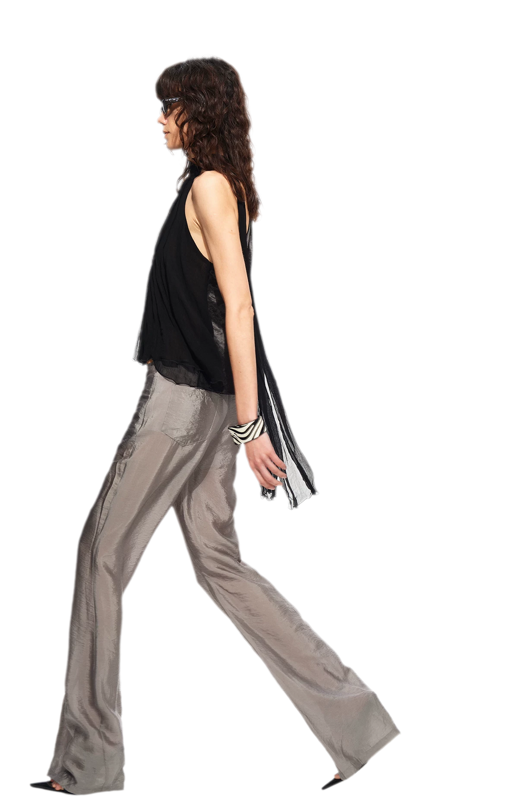 Silky Flared Lounge Pants