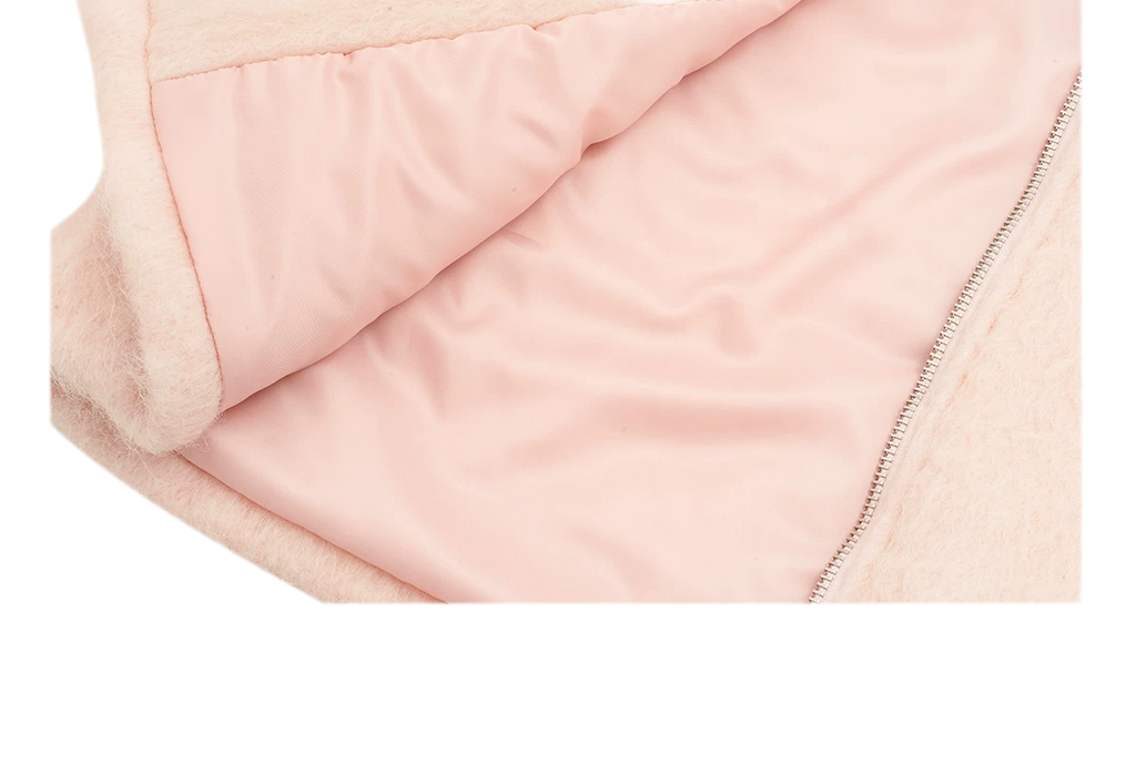 Soft Wool Hooded Jacket