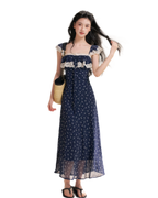 Lace Floral Camisole Dress