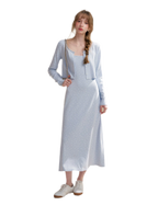 Rose Knit Cardigan Dress